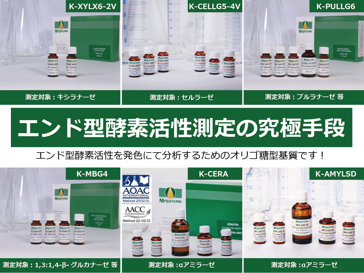 ネオジェンジャパン Megazyme® 食品分析キット&試薬（メガザイム）